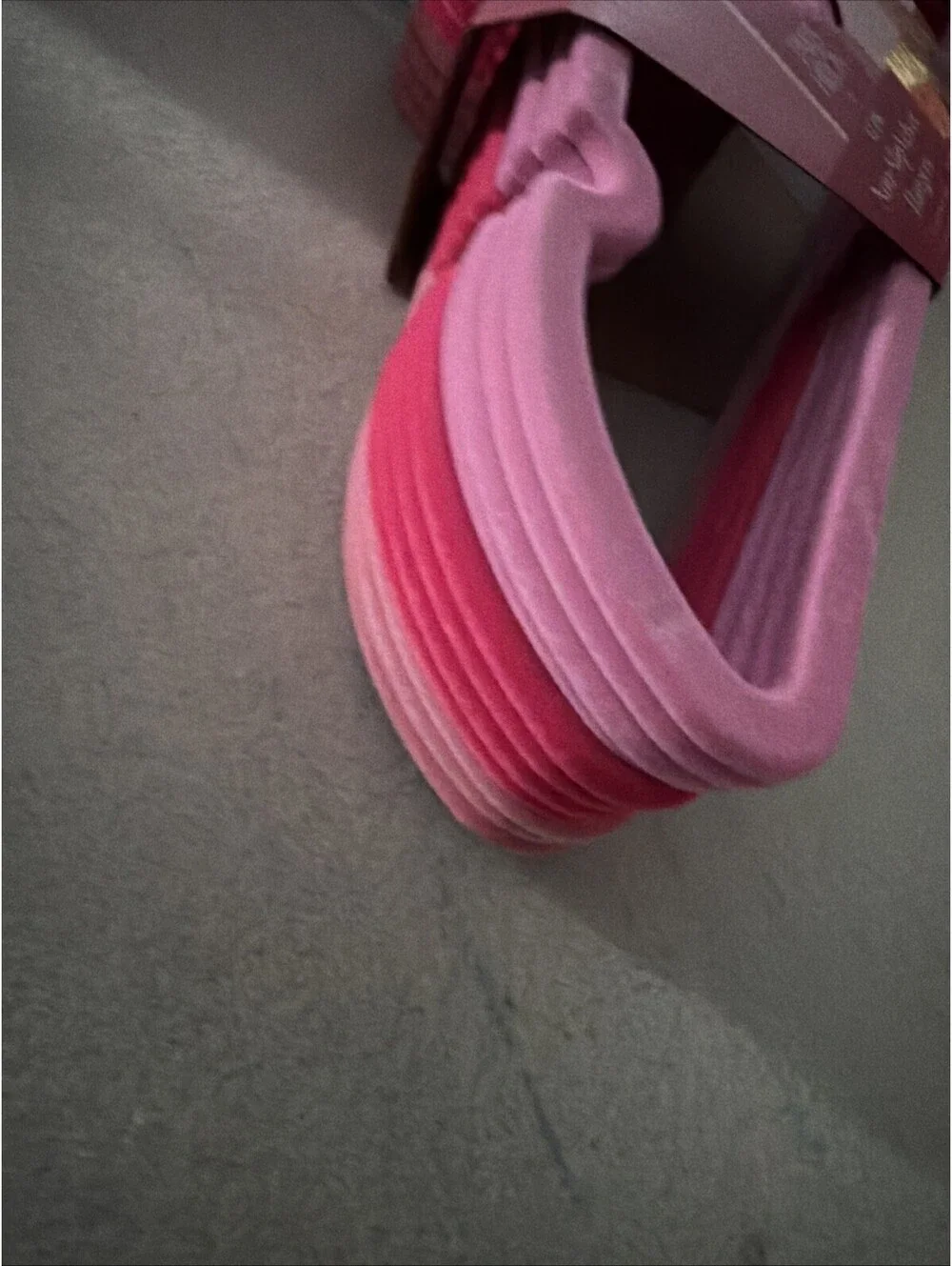 Paris Hilton 12 Mix Pink Felt  Heart Hangers